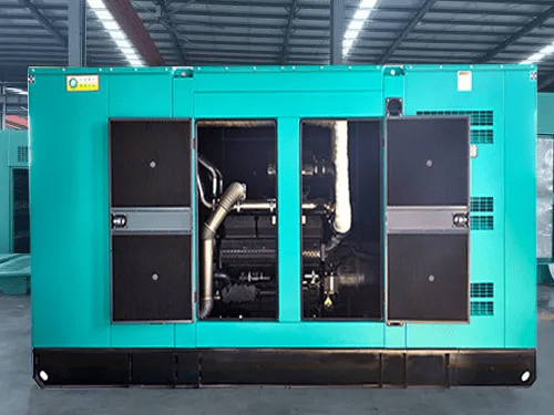 Weatherproof silent acoustic canopy generator enclosure